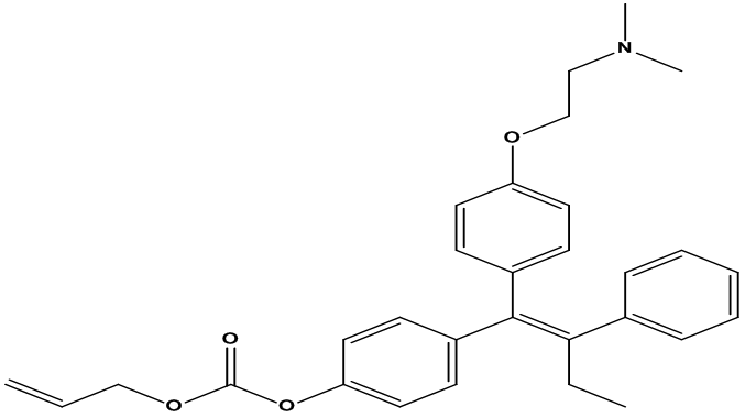 Tamoxifen (E)-4-Alloxycarboxyl Impurity